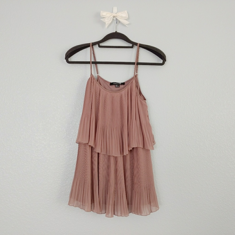 NWT layered ruffle tank